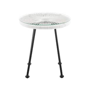 Maisie White Side Table