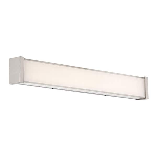 WAC Lighting Svelte 22 in. Chrome LED Vanity Light Bar and Wall Sconce, 2700K