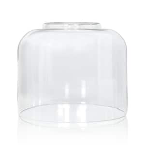 Beech 7.5 in. Clear Glass Drum Pendant Shade