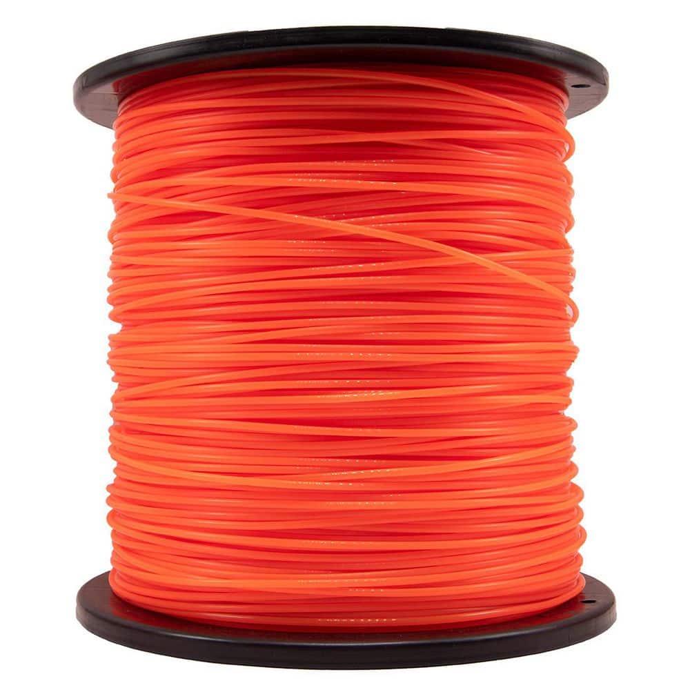 0.095 Inch Trimmer Line Heavy Duty Nylon Round Weed Eater String for Grass and Weeds Replacement Spool Orange 1 Roll price history on PriceWatchPro