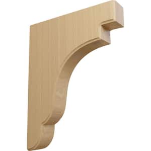 1-3/4 in. x 8-1/2 in. x 11 in. Cherry Bedford Wood Bracket