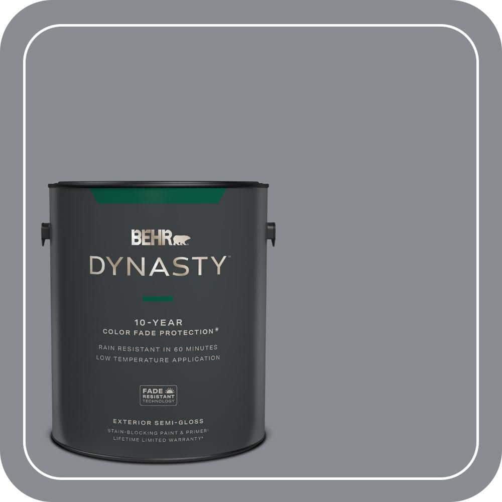1 gal. #PMD-73 Ancient Pewter Semi-Gloss Enamel Exterior Stain-Blocking Paint & Primer price history on PriceWatchPro