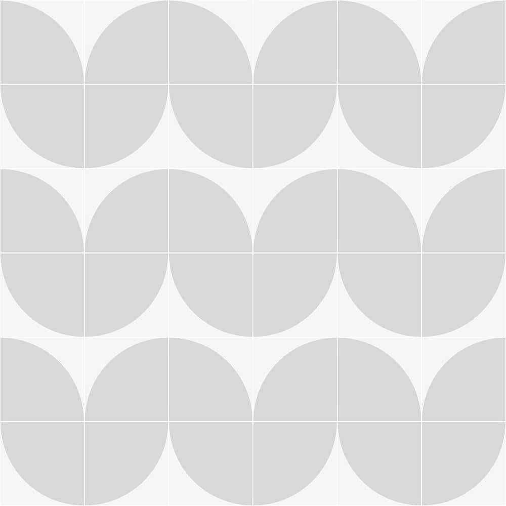 Tarin 8" x 8" Gray Matte Porcelain Wall and Floor Tile