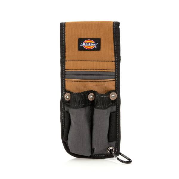 Dickies 3-Pocket Tool Belt Pouch / Accessory Holder, Tan