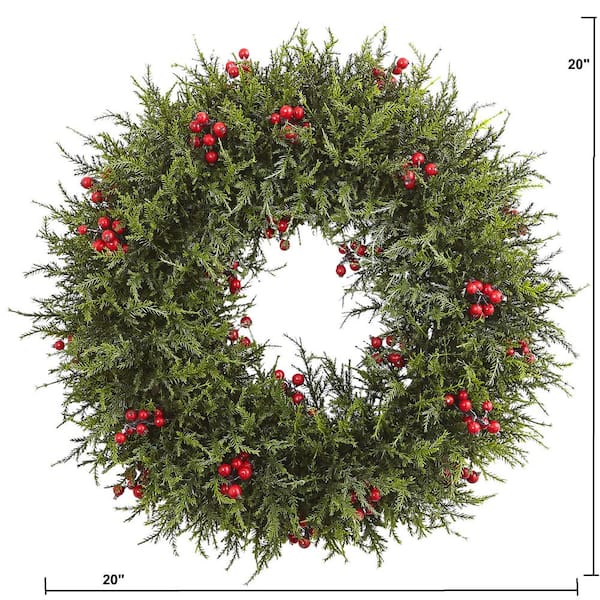 19 Cedar Holly Berry Pick – The Wreath Shop, Holly Berry Picks