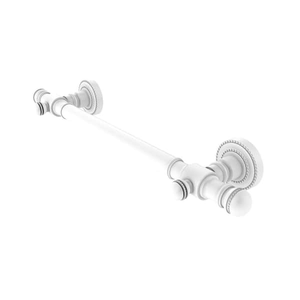 Allied Brass 24 in. Grab Bar Smooth in Matte White