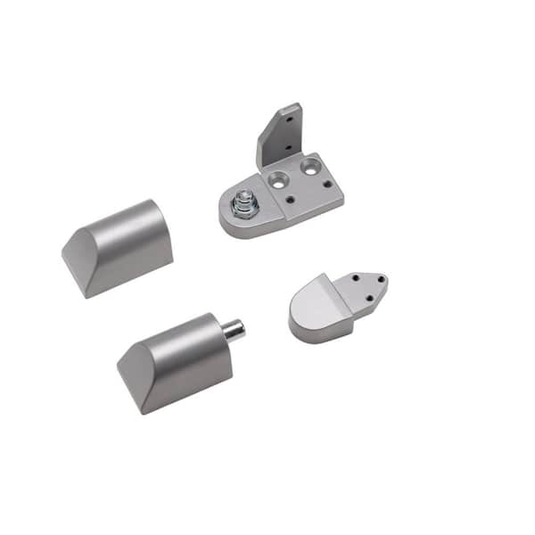 Global Door Controls Amarlite Style 3/4 in. Aluminum Right Hand Offset Door Pivot Hinge Set for Adams Rite Type Storefront Door
