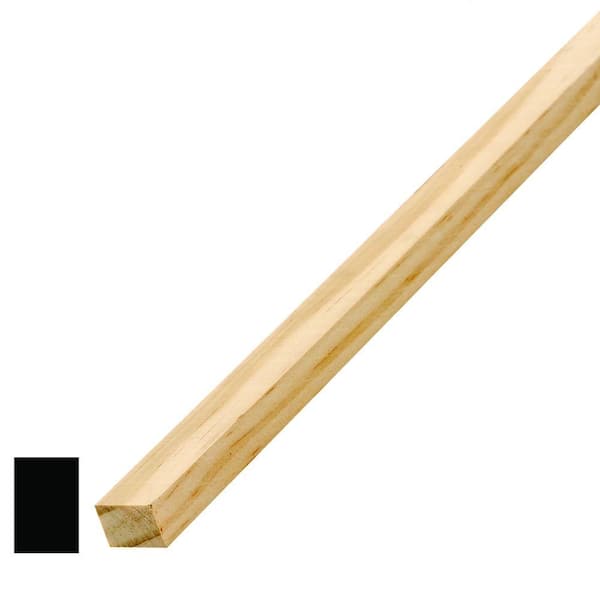 1/2 in. D x 3/4 in. W x 96 in. L Pine Wood Lattice S4S Pack (12-Pack)