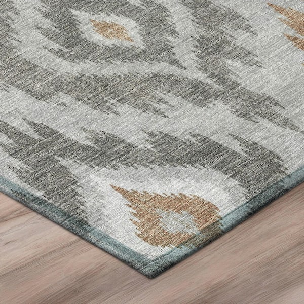 Chantille Machine Washable Indoor/Outdoor Abstract ACN3073 Gray 3 ft. x 4 ft. Area Rug