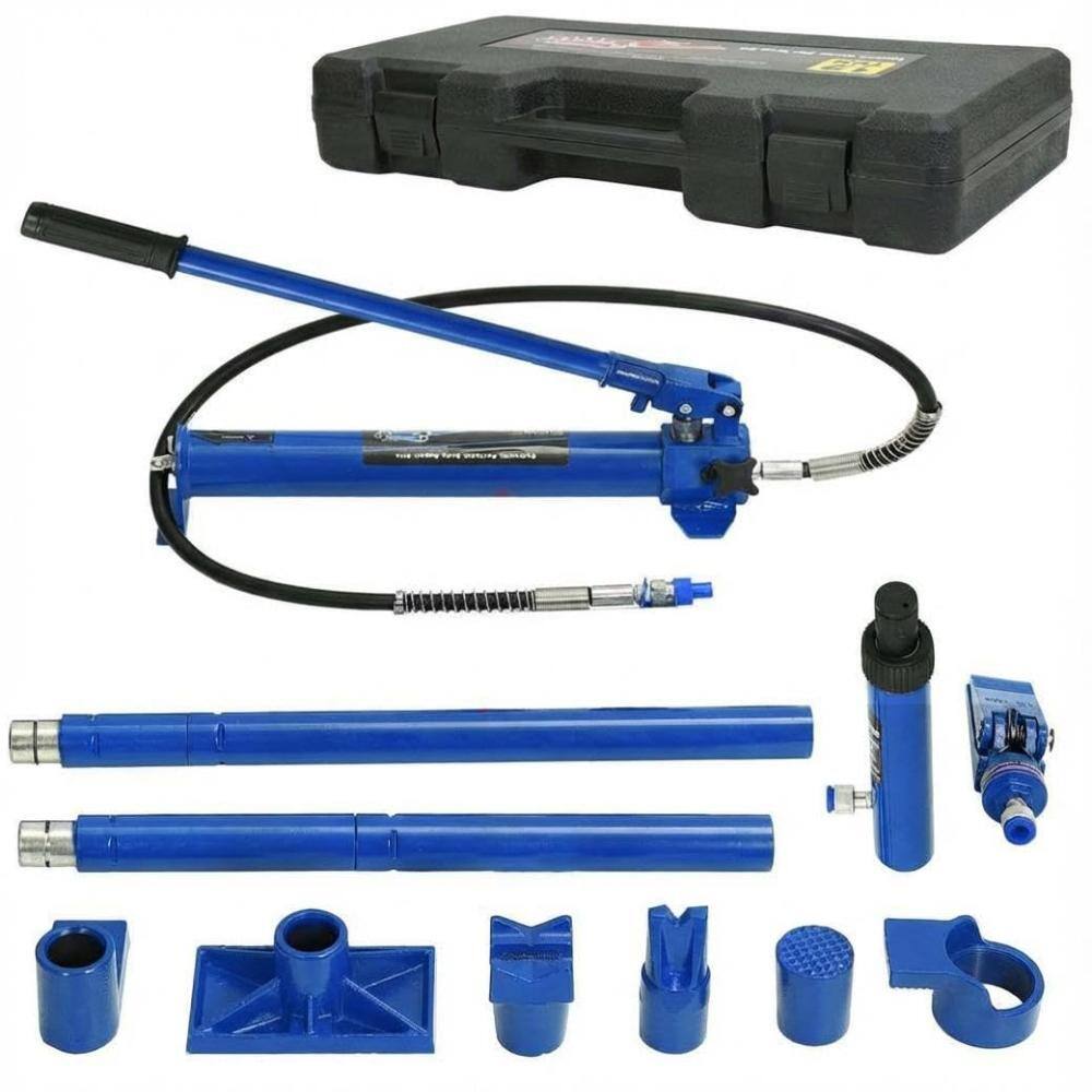 4-Ton Industrial-Grade Hydraulic Jack with Ram, Pump, 4.6 ft Oil Hose Ideal for Automotive, Garage, Farm & Equipment price history on PriceWatchPro