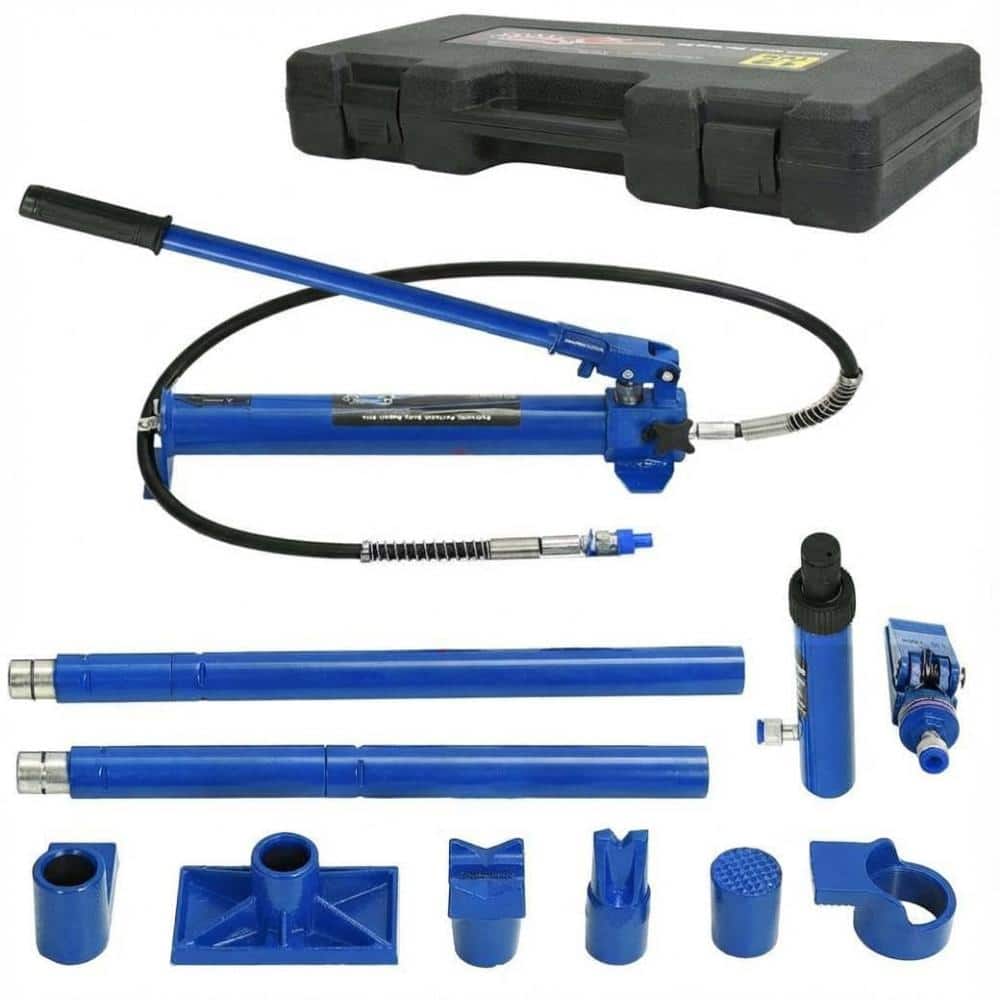 10-Ton Industrial-Grade Hydraulic Jack with Ram, Pump, 4.6 ft Oil Hose Ideal for Automotive, Garage, Farm & Equipment price history on PriceWatchPro