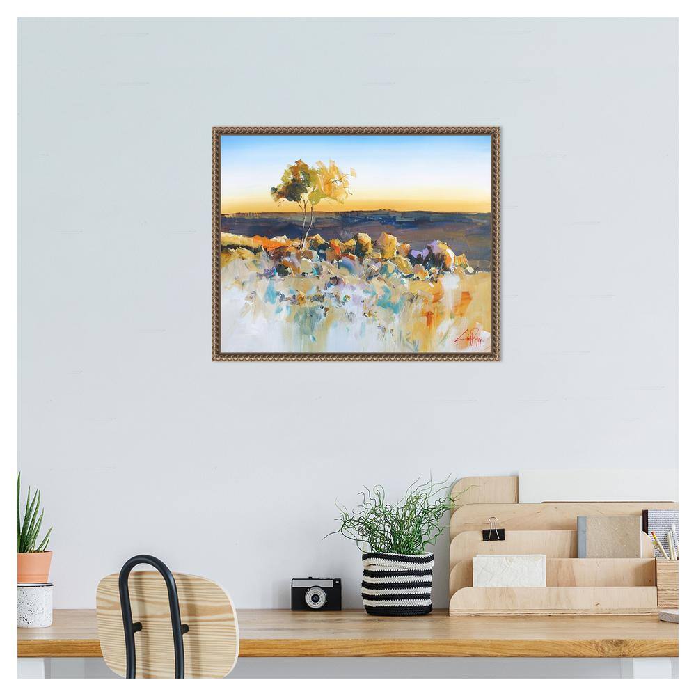 Amanti Art Silverton View Trees by Craig Trewin Penny Canvas Wall Art Print Framed 20 x 16-in.