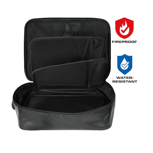 Awiivee Fireproof File Box With Lock, File Filing Cabinet Document Storage Box - View #7