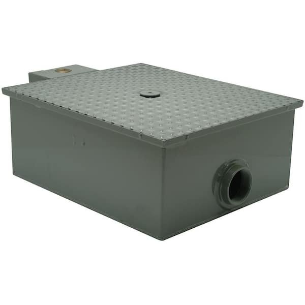 Zurn 10 in x 21 in Low-Profile Grease Trap with 3in. NH Connection
