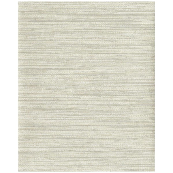York Wallcoverings Dupioni Beige Vinyl Strippable Roll (Covers 60.75 sq. ft.)