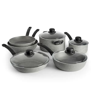 Asti 10-Piece Aluminum Nonstick Cookware Set