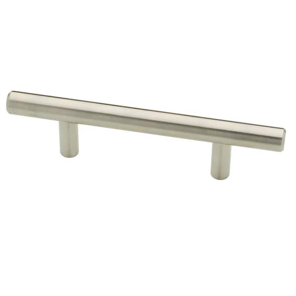 Liberty Liberty Bauhaus 3 in. (76 mm) Stainless Steel Cabinet Drawer Bar Pull (4-Pack)