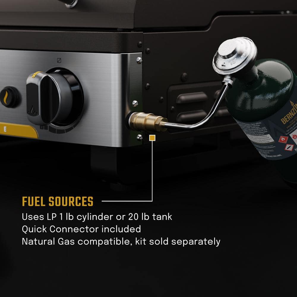 Elite 1-Burner Stainless Steel Propane Gas Griddle