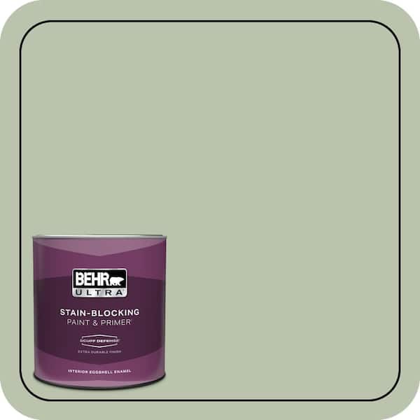 BEHR ULTRA 1 qt. #PPU11-10 Whitewater Bay Extra Durable Eggshell Enamel Interior Paint & Primer