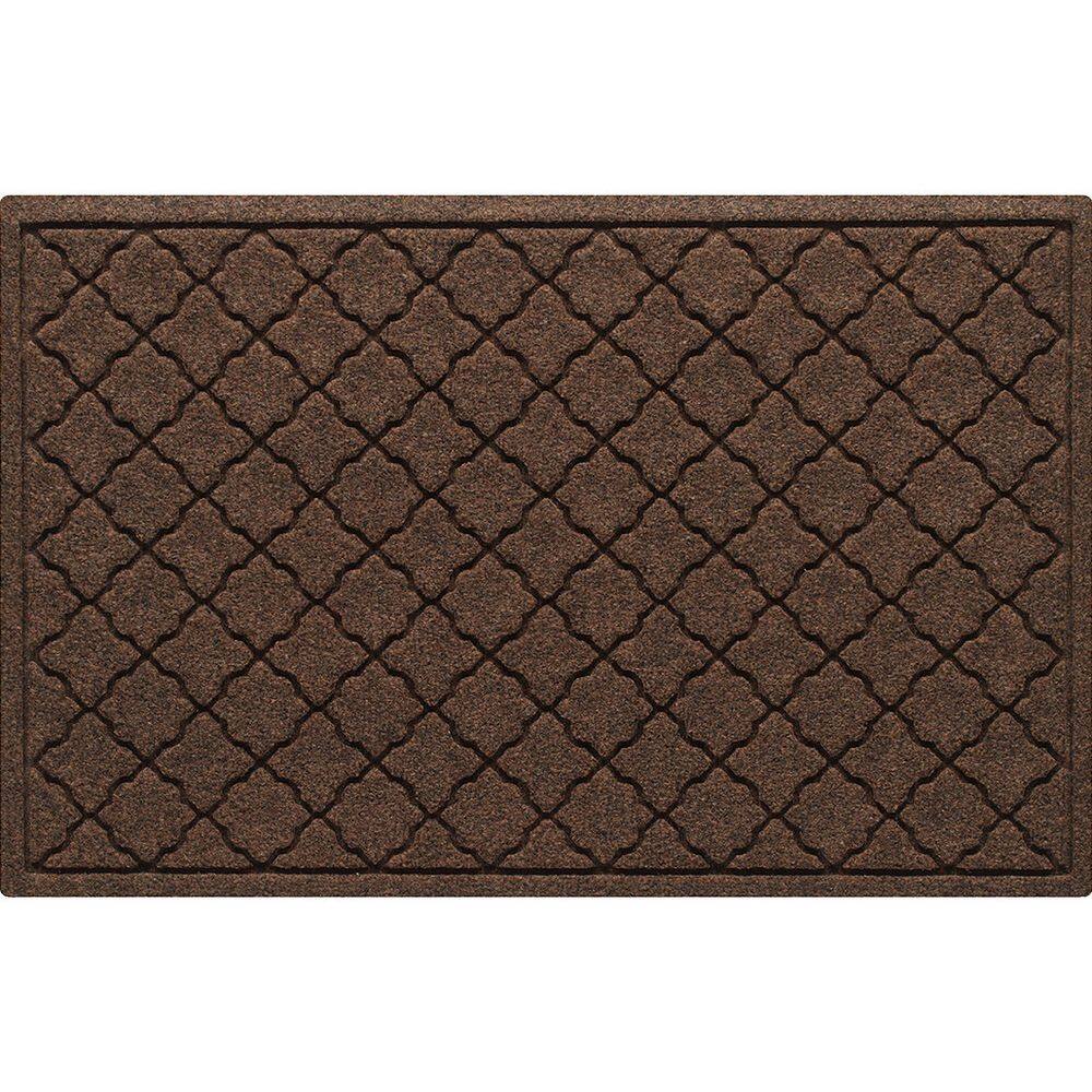 Waterhog Cordova 23 in. x 35 in. PET Polyester Indoor Outdoor Mat Dark Brown price history on PriceWatchPro