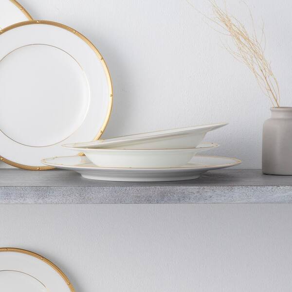 Noritake Rochelle Gold 12-Piece (Gold Bone China Dinnerware Set
