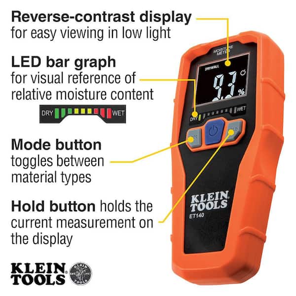 Klein Tools - Pinless Moisture Meter