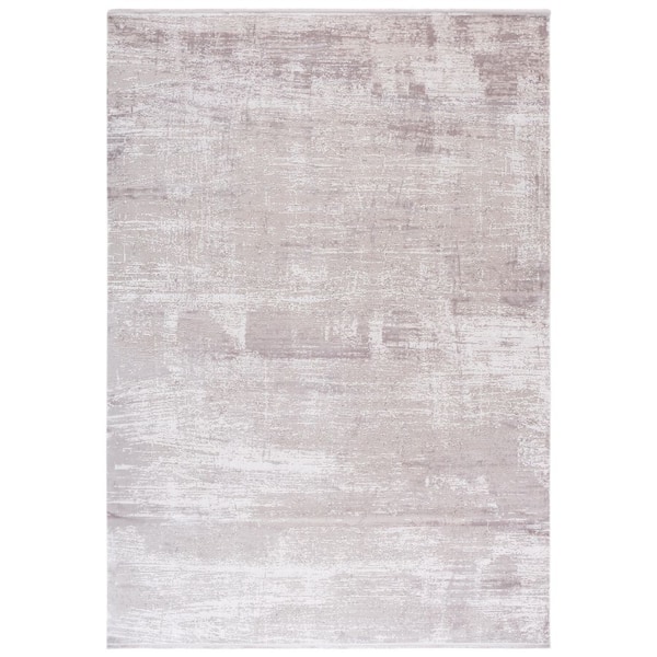 Signature 7 ft. x 10 ft. Gray/Ivory Monochrome Area Rug