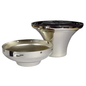 Polished Nickel Close to Ceiling Kit
