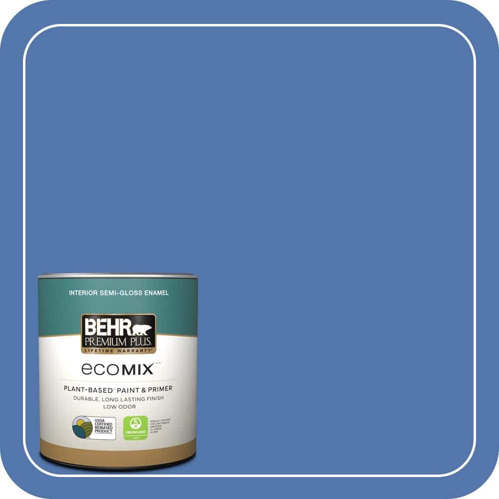 1 qt. #590B-6 Flying Fish Semi-Gloss Enamel EcoMix Plant-Based Interior Paint & Primer price history on PriceWatchPro