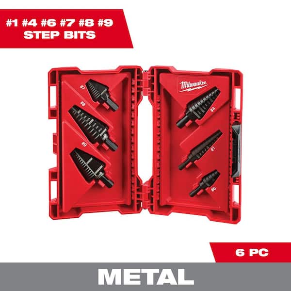 Milwaukee 48-89-9224 6 Piece Step Drill Bit Set
