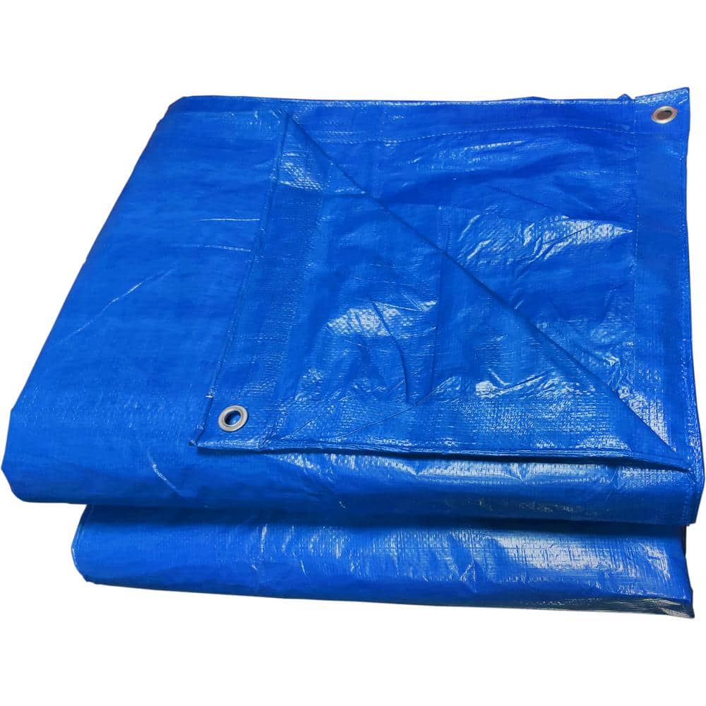 Everbilt 16 ft. x 20 ft. Blue Gen Purpose Tarp (2Pack) KSGP2PK1620