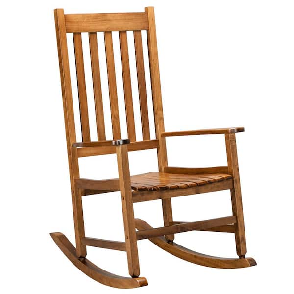 Karl home Poplar Wood Patio Rocking Chair