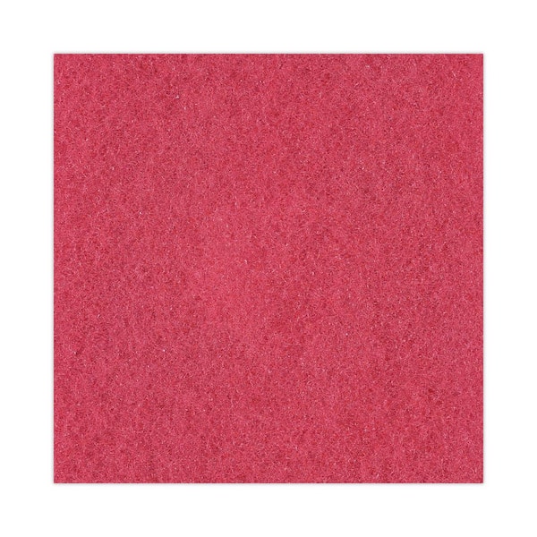 Premiere Pads 12 in. Dia Standard Buffing Red Floor Pad