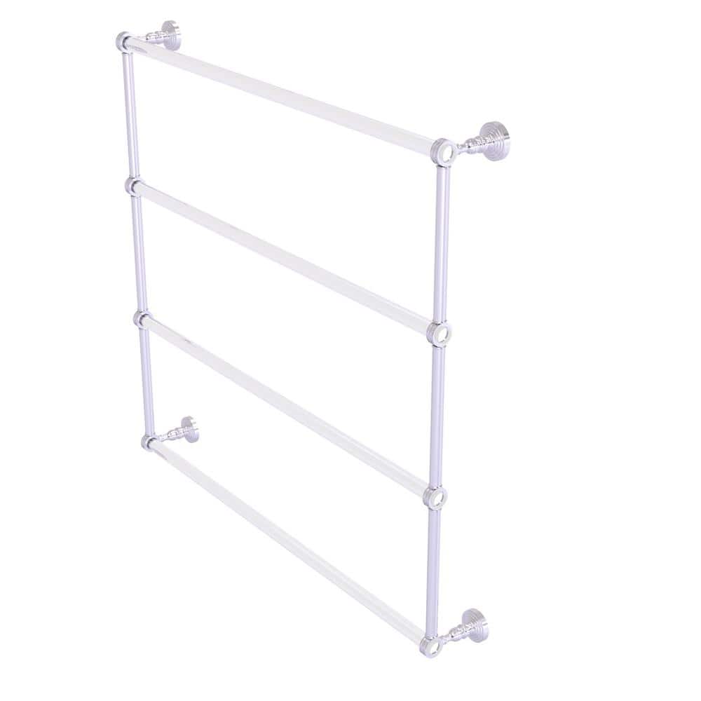Pacific Grove Collection 36 in. Wall Mounted Towel Bar in Satin Chrome with Dotted Accents price history on PriceWatchPro