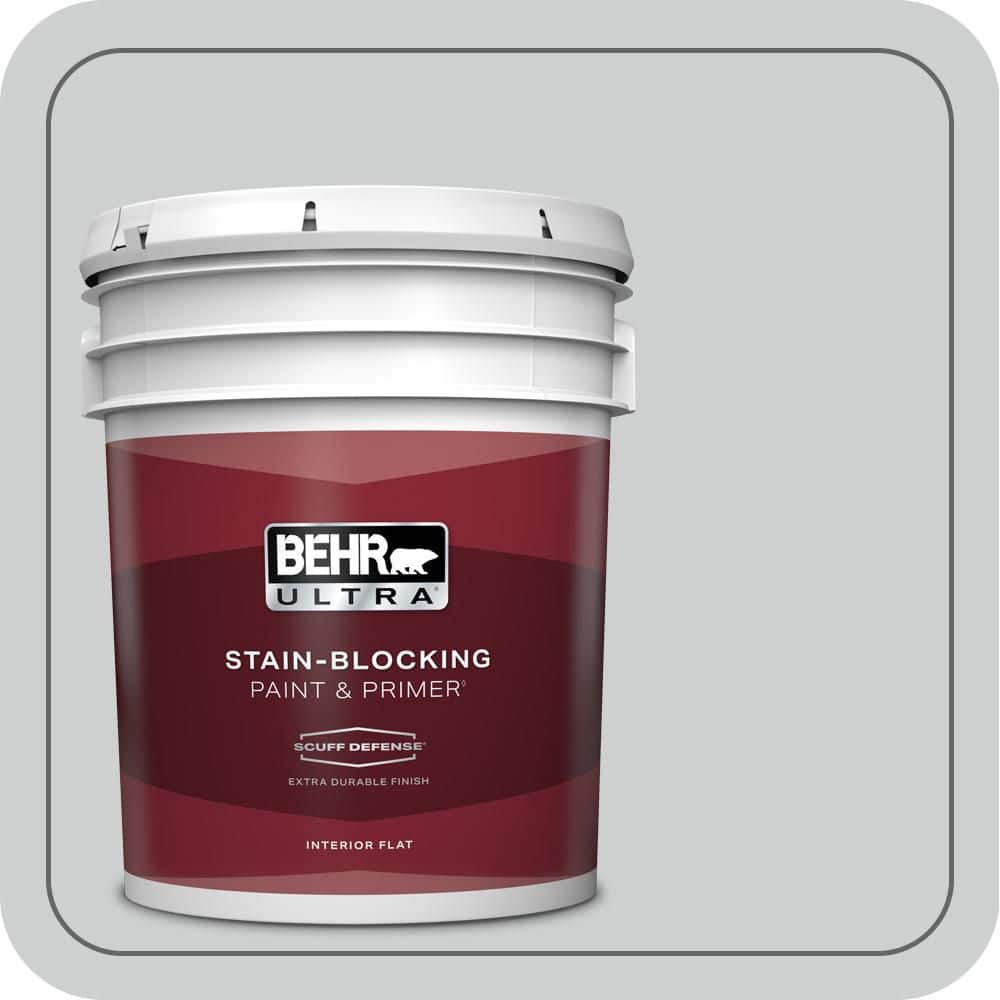 5 gal. #PPH-43 Gray Pearl Extra Durable Flat Interior Paint & Primer price history on PriceWatchPro
