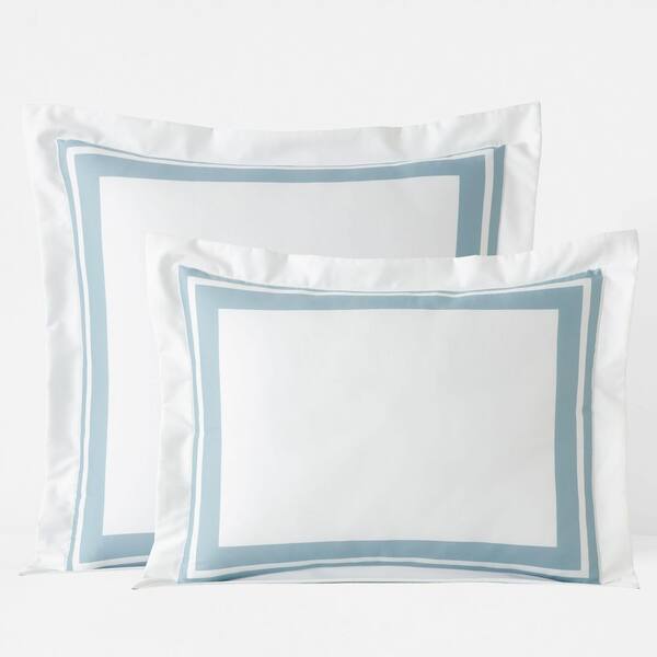 Legends Hotel Double Border Wrinkle-Free Supima Cotton Sham