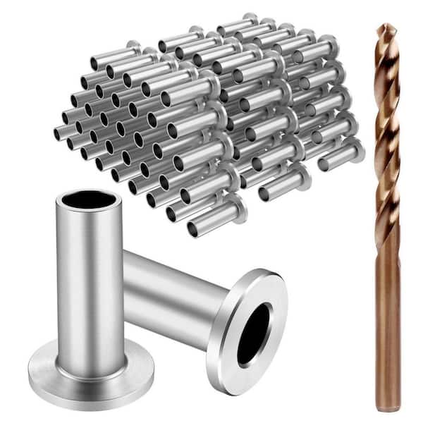T316 Marine Grade Stainless Steel Protector Sleeves for Deck Cable Railing and Wood/Composite Posts (120-Pack)