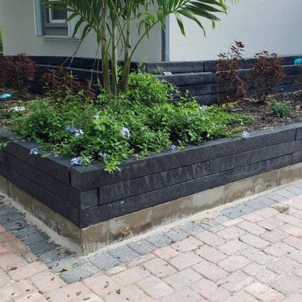 Unbreakable Landscape Edging - Recycled Black Plastic