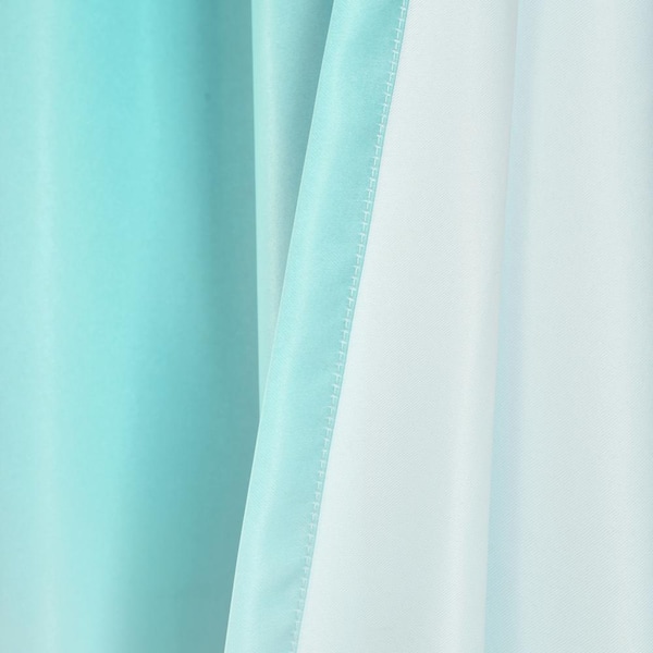 Lush Decor Aqua/Gray Abstract Grommet Room Darkening Curtain - 52