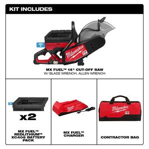 MX FUEL Lithium-Ion Cordless 14 in. Cut Off Saw Kit and MX FUEL Lithium-Ion Cordless 14 in. Cut Off Saw Kit