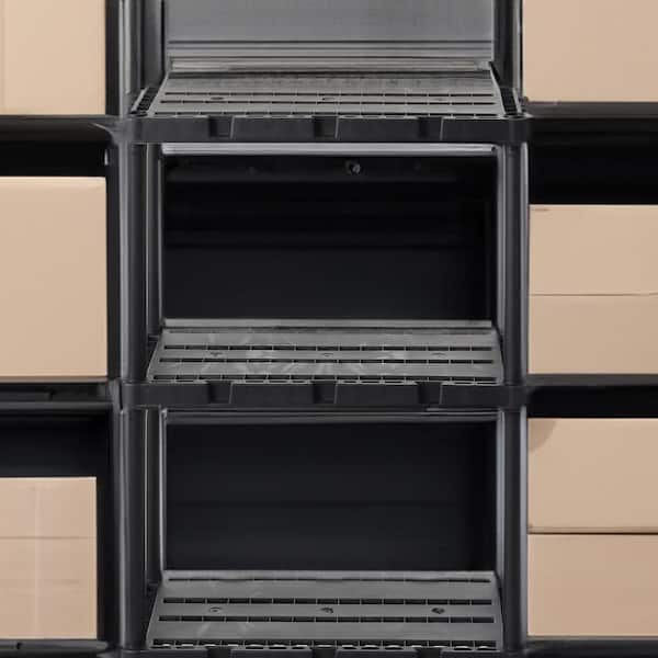 GRACIOUS LIVING 4 Shelf Knect-A-Shelf Solid Light Duty