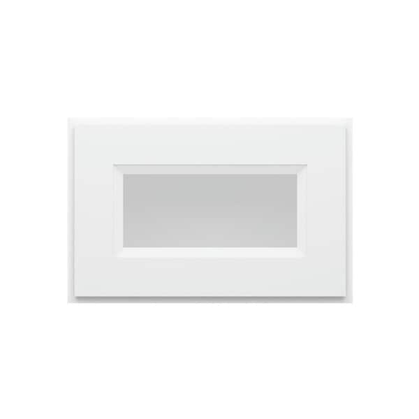HOMLUX 18-in W X 12-in D X 12-in H in Traditional White Ready to Assemble Wall kitchen Cabinet Glasses NOT Included