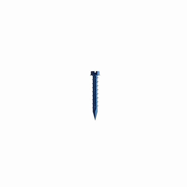 Simpson Strong-Tie Titen 1/4 in. x 1-3/4 in. Hex-Head Concrete and Masonry Screw, Blue (100-Pack)