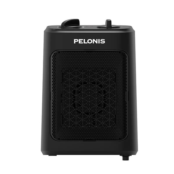 Pelonis 1500-Watt 9 in. Electric Personal Ceramic Space Heater with Thermostat