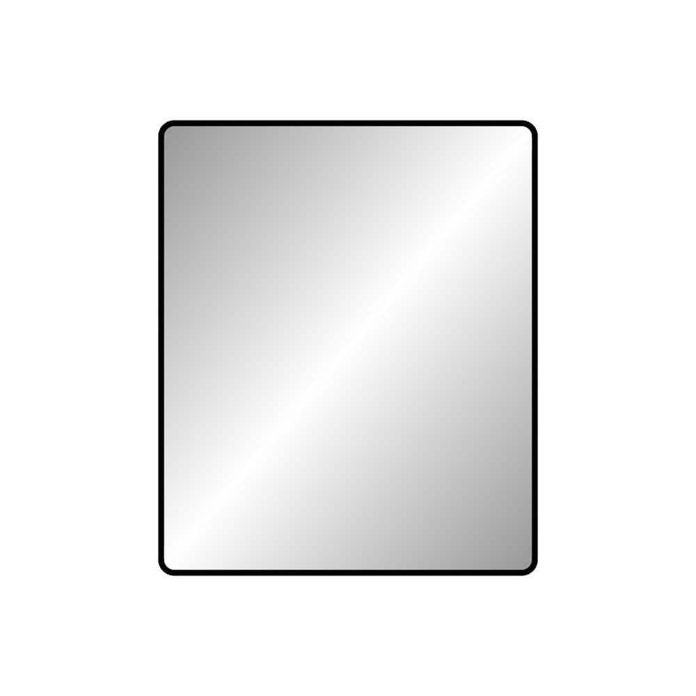 30 in. W x 36 in. H Rectangular Aluminum Framed Wall Bathroom Vanity Mirror