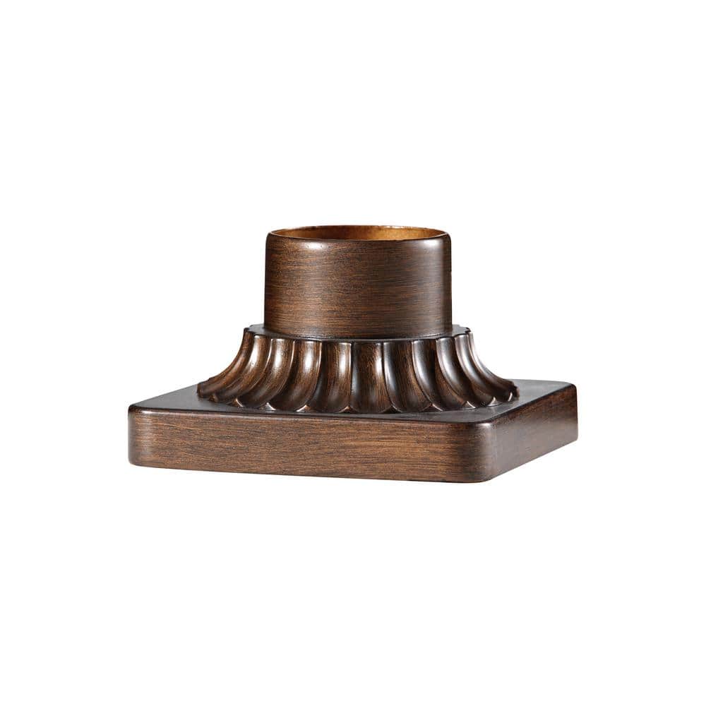 3 in. Heritage Bronze Outdoor Die-Cast Aluminum Pier Mount Base price history on PriceWatchPro