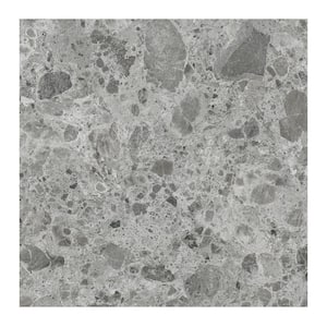 Ambience Terrazzo Gray 24in.x 24in.x 10mm Porcelain Floor and Wall Tile - Case (3 PCS/12 Sq. Ft.)
