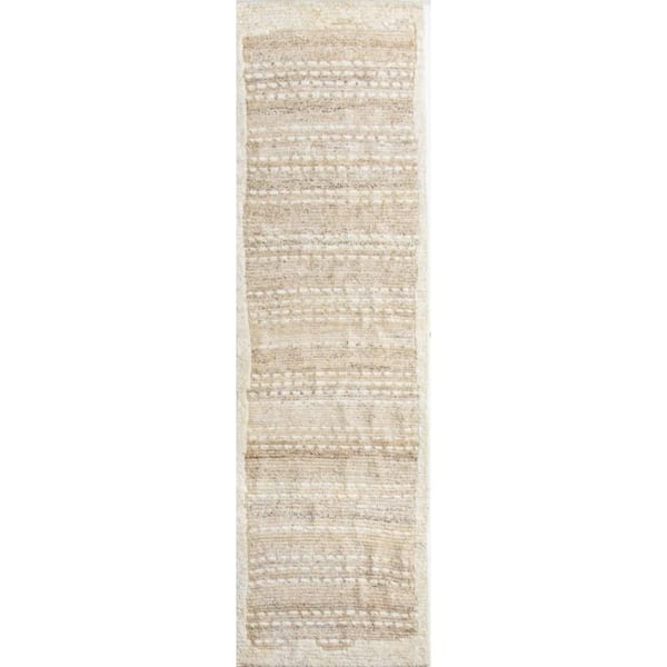 BASHIAN Marrakesh Camel 3 ft. x 8 ft. (2 ft. 6 in. x 8 ft.) Moroccan Transitional Runner Rug