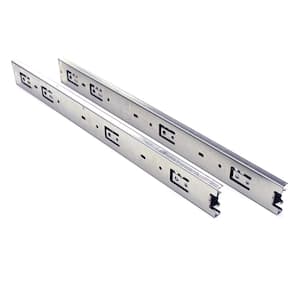 Everbilt 20 in. Full Extension Push to Open Drawer Slide Set 1-Pair (2  Pieces) 9236046 - The Home Depot