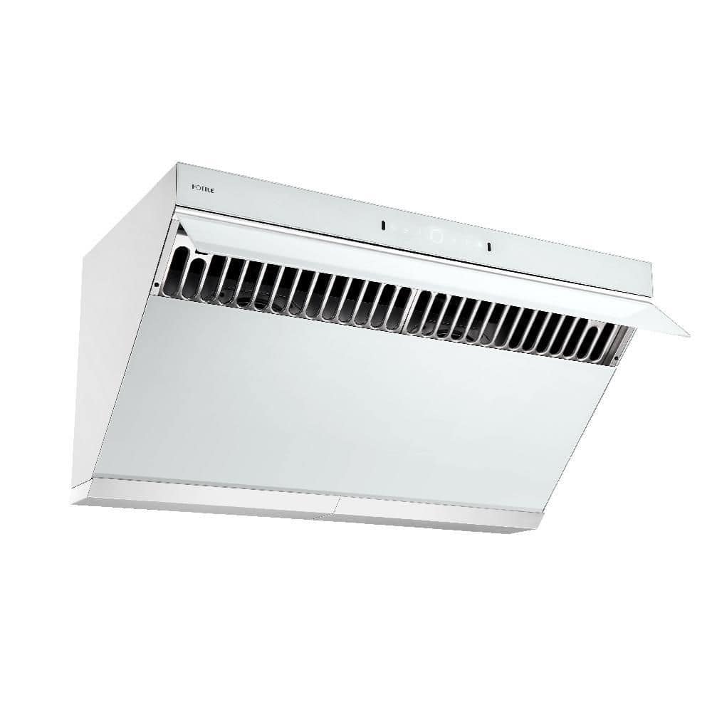 FOTILE White Glass 36" Under-Cabinet Range Hood with Motion Activation